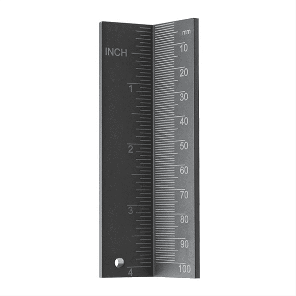 Bit Limit Ring Locator Aluminum Alloy Imperial Saw Blade Height Measuring Ruler with Magnetic Woodworking Auxiliary Tool