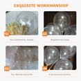 thumbnail image 6 of 200pcs Clear Latex Balloons Decorative Transparent Balloon Party Layout Props, 6 of 11