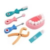6 Pcs/Set Wooden Dentist Play Set Simulated Dental Tool Toy For Children