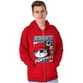 thumbnail image 5 of The Smurfs Cool Kanji Big Poppa Zip Hoodie Sweatshirt Men Brisco Brands X, 5 of 6