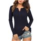 thumbnail image 2 of Ichuanyi liquidación de moda mujer manga larga camiseta blusa suelta sólida tops sudadera ICHUANYI WER202308212460, 2 of 9