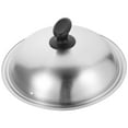 thumbnail image 4 of Stainless Steel Universal Pot Lid with Adjustable Vent - 32cm, 4 of 6