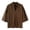 Brown, variant on JIAYUE Men's T Shirt Casual Summer Solid Color Buttons V Neck Short Sleeve Loose Pullover Tops For Relaxed Fit Lightweight Daily Wear And Outdoor Workout For Male Wear