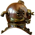 thumbnail image 4 of Antique Scuba 18" Diving Helmet |U.S Navy Mark V Vintage Divers Helmet Replica (Antique Black), 4 of 4