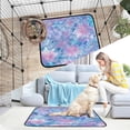thumbnail image 7 of Qxltty Ice Flowers Cat litter Pads Pet Set of 3 Diaper Mats Center Anti-leakage Layer Absorbent Soft and Comfortable, 7 of 7