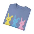 thumbnail image 3 of Easter Bunny Peepsicles Christians Holiday Men Wom Unisex Garment-Dyed T-shirt, 3 of 4