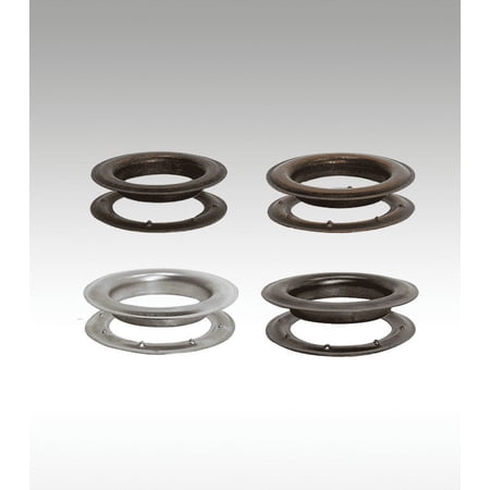 MICRON Round-Iron #15 Grommets & Washers Antique Brass Plated