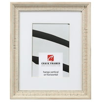 Craig Frames Luella, 20x27 inch Ornate Picture Frame Matted for a 16x24 Photo, Off-White