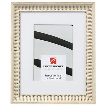 Craig Frames Luella, 24x36 inch Ornate Picture Frame Matted for a 20x30 Photo, Off-White