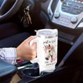 thumbnail image 3 of 40 oz Horse Tumbler With Handle and Straw, Leakproof Stainless Steel Insulated Tumbler, Cup Holder Friendly, Birthday Christmas Gifts for Women Who Loves Horse, Travel Coffee Mug Water Bottle, 3 of 6