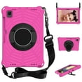 thumbnail image 1 of For Samsung Galaxy Tab A7 Case 10.4-Inch SM-T500 T505 T507, Kickstand Hand Strap Shoulder Strap Rugged Armor Protection Shockproof Case for Samsung Galaxy Tab A7 10.4 2020 Released T500, Rose, 1 of 6