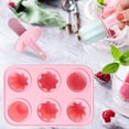 thumbnail image 4 of fsxdhpcsgfc 6 Cavity Ice Reusable Silicone For Kids And Adults Mini Dormitory Ice Maker Children DIY Model Ice Melt 40 Pound Bag Face Ice Cubes Ice Glass Bartenders Keep Form Funnel Bowls for Orb Ice, 4 of 6