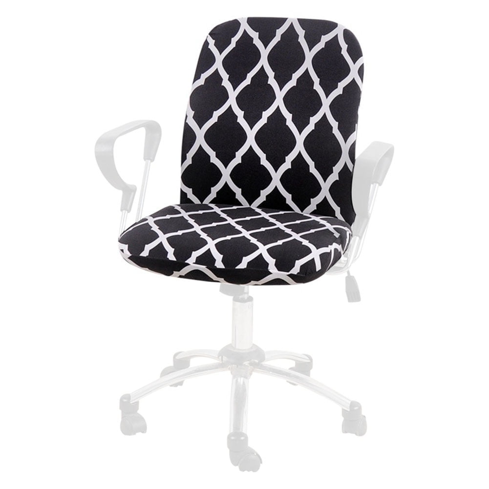 Details about   1PC Swivel Chair Seat Cover Computer Office Seat Protector Slipcover US STOCK 