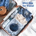 thumbnail image 2 of Cesto de ropa portátil TECHMILLY, de malla, plegable, azul, 70 L, 2 of 7
