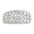 thumbnail image 3 of Arista 1/2 Carat T.W Diamond Illusion Broad Band Anniversary Ring in Sterling Silver (I-J, I2-I3), 3 of 3