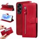 thumbnail image 4 of Estuche de Cuero PU con Cierre para Honor 90 Lite , Funda Protectora con Billetera y Correa, 4 of 6