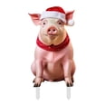 thumbnail image 1 of Christmas Christmas Garden Funny Animal Decorations Holiday Garden Funny Animal Decorations Christmas Welcome Sign Garden Funny Animal Card Decorations (F), 1 of 5
