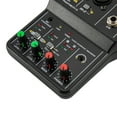 thumbnail image 5 of Audio Mixer Usb Dj Sound Mixing Console Amplifier Studio Live Party 2 Channel, 5 of 10