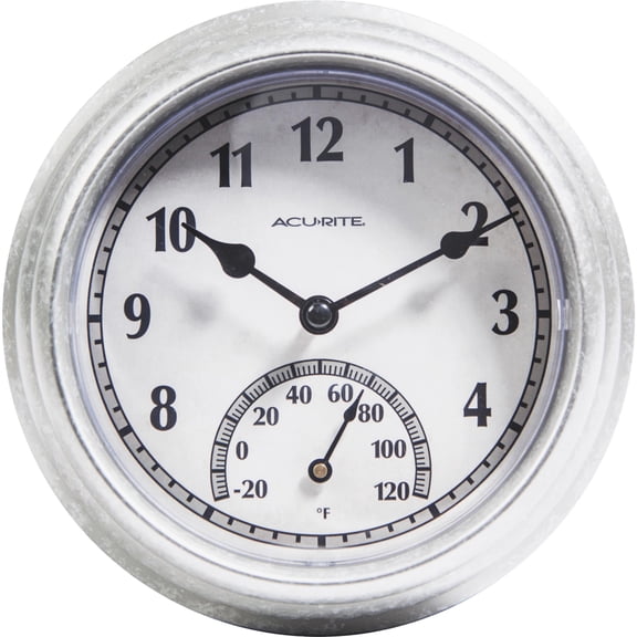 8.5" GALV THERM/CLOCK