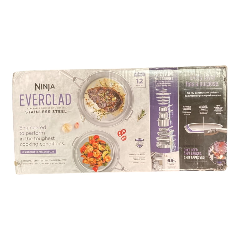 Ninja EverClad 12-Piece Set Premium Tri-Ply Commercial-Grade