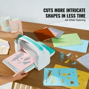KFFKFF Die Cutting & Embossing Machine for Arts & Crafts, Portable Manual Machine, Scrapbooking & Cardmaking Tools, 9 in, 6 Piece