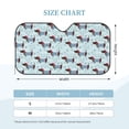 thumbnail image 3 of Bingfone Dachshund Dog Puppy Car Windshield Sunshade,Sun Foldable Sun Shield Sun Visor for Car - Medium, 3 of 8
