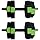Kojooin Adjustable Dumbbell Set,2 in 1 Adjustable Dumbbell Set with Iron Handle,Weight Set Used as Barbell for Home Gym,Octagon,30LBS