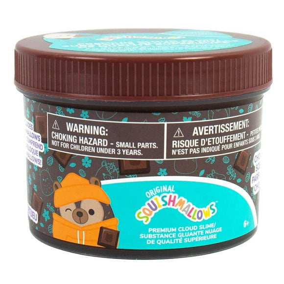 Original Squishmallows™ Hans the Hedgehog Premium Cloud Slime, Chocolate Scented