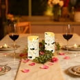 thumbnail image 5 of 2 PCS Tilted Flameless Candles Flickering LED Lights Battery Operated Candles with Remote Timers for Holiday Decor Cute Bees and Honeycomb Pattern, 5 of 7