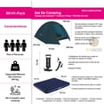 thumbnail image 2 of Kit para Acampar Bestway Casa de campaña, Colchón King y Bomba de Aire 4 Personas, 2 of 7