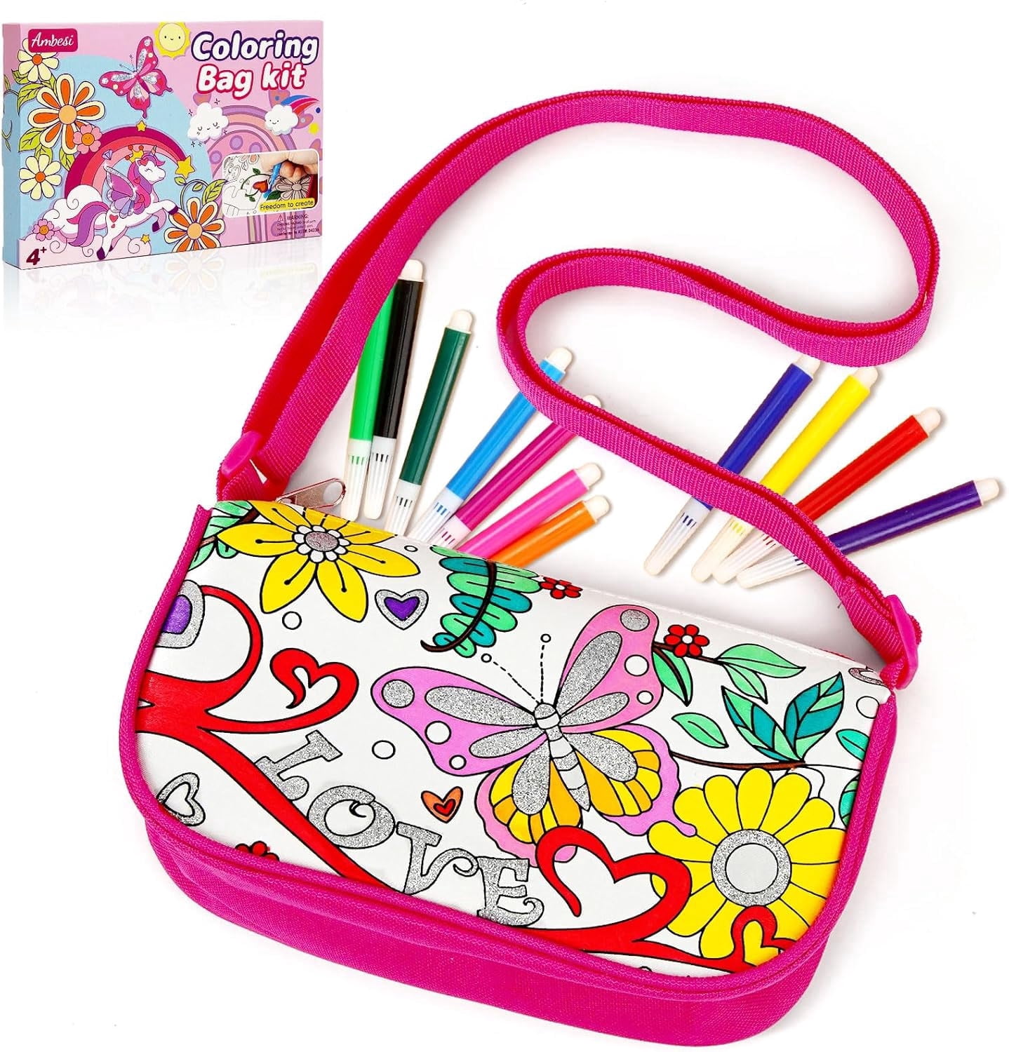 Sonic the Hedgehog Kids Art Supplies Gel Pens Markers Stickers