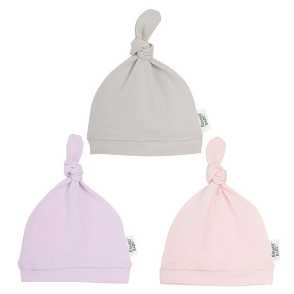 3Pcs Baby Cotton Newborn Boy Girl Hats Cotton Infant Hats (Assorted Color)
