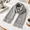 Light Grey, variant on Mustard Solid Plaid Soft Warm Luxurious Winter Scarf Shawl