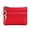 Red, variant on Mini Pouch,Coin Purse,Women's Leather Small Coin Purse with 3 Zipper Pockets, Mini Pouch Loose Change Wallet Card Holder Case with Keychain,Money Bags Small Change Wallets(Blue)