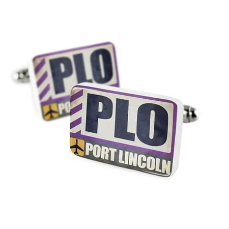 Cufflinks Airportcode PLO Port LincolnPorcelain Ceramic NEONBLOND