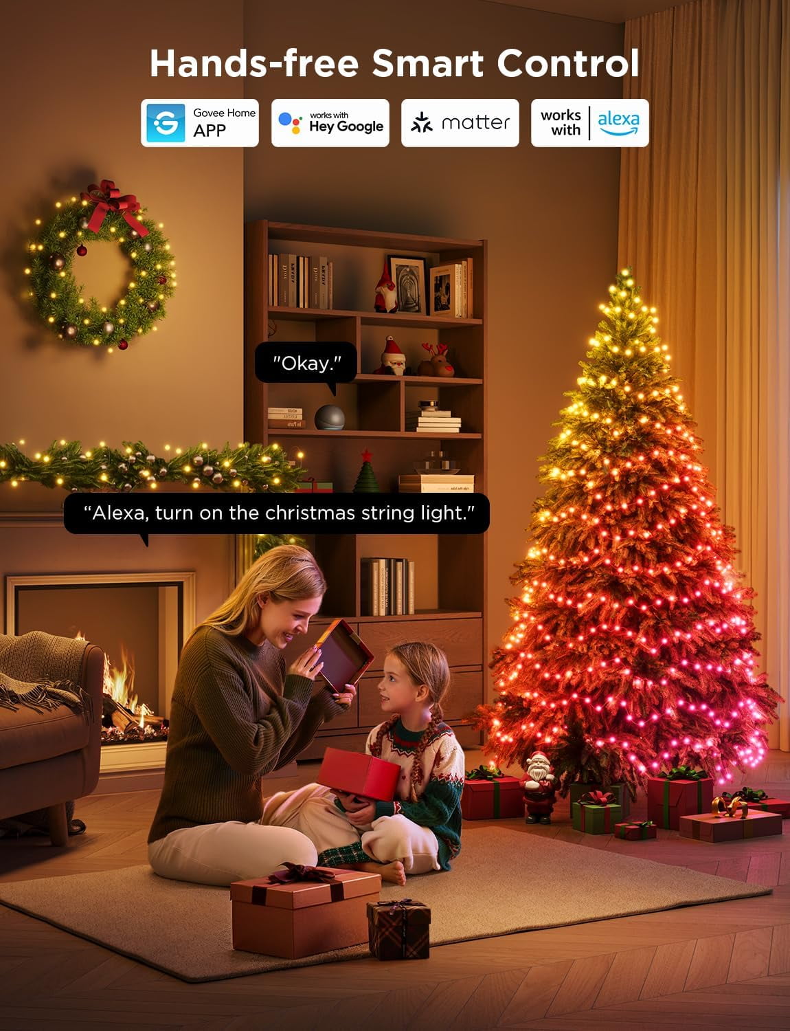 Govee Christmas Lights 2-Green - 99ft (30m)