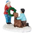 thumbnail image 6 of Northlight Children with Dog and Wreath Christmas Village Display Piece - 6", 6 of 7