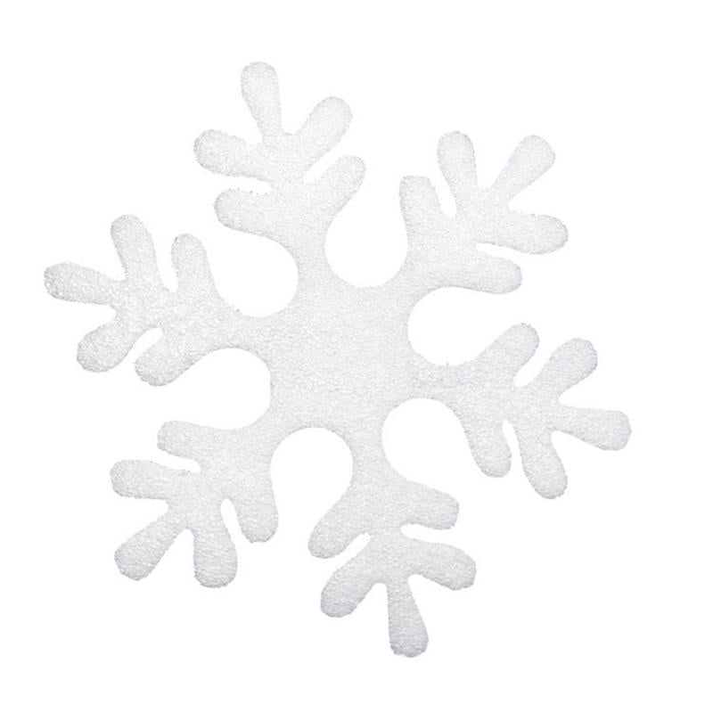 12-100pcs/lot White plastic Snowflakes Small Snowflake Wedding