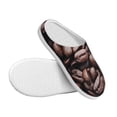 thumbnail image 3 of Lsque Coffee Bean Pattern Womens Comfort Cotton on Scuff With Memory Foam and Anti-skid Sole Slipper-37/38, 3 of 7