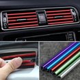 thumbnail image 2 of 10 Uds., 20cm, salida de aire acondicionado para coche, moldura decorativa en forma de U, tiras decorativas, estilo de coche, Protector de esquina de Borde de puerta de coche, 2 of 4