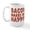 White, variant on CafePress - Bacon Makes Me Happy Large Mug - 15 oz Ceramic Large White Novelty Mug