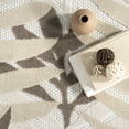 thumbnail image 6 of nuLOOM Molly Textured Tropical Leaves Indoor/Outdoor Area Rug, 4' x 6', Beige, 6 of 9