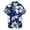 Multicolour, variant on Men's Hawaiian Shirts Floral Print Short Sleeve Lapel Button Up Shirt for Men