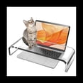 thumbnail image 3 of Computer Monitor Heightening Rack Acrylic U-Shaped Display Rack Desk Rack Laptop Rack for Office Home Desktop,1 x Monitor Stand,transparent, 3 of 7