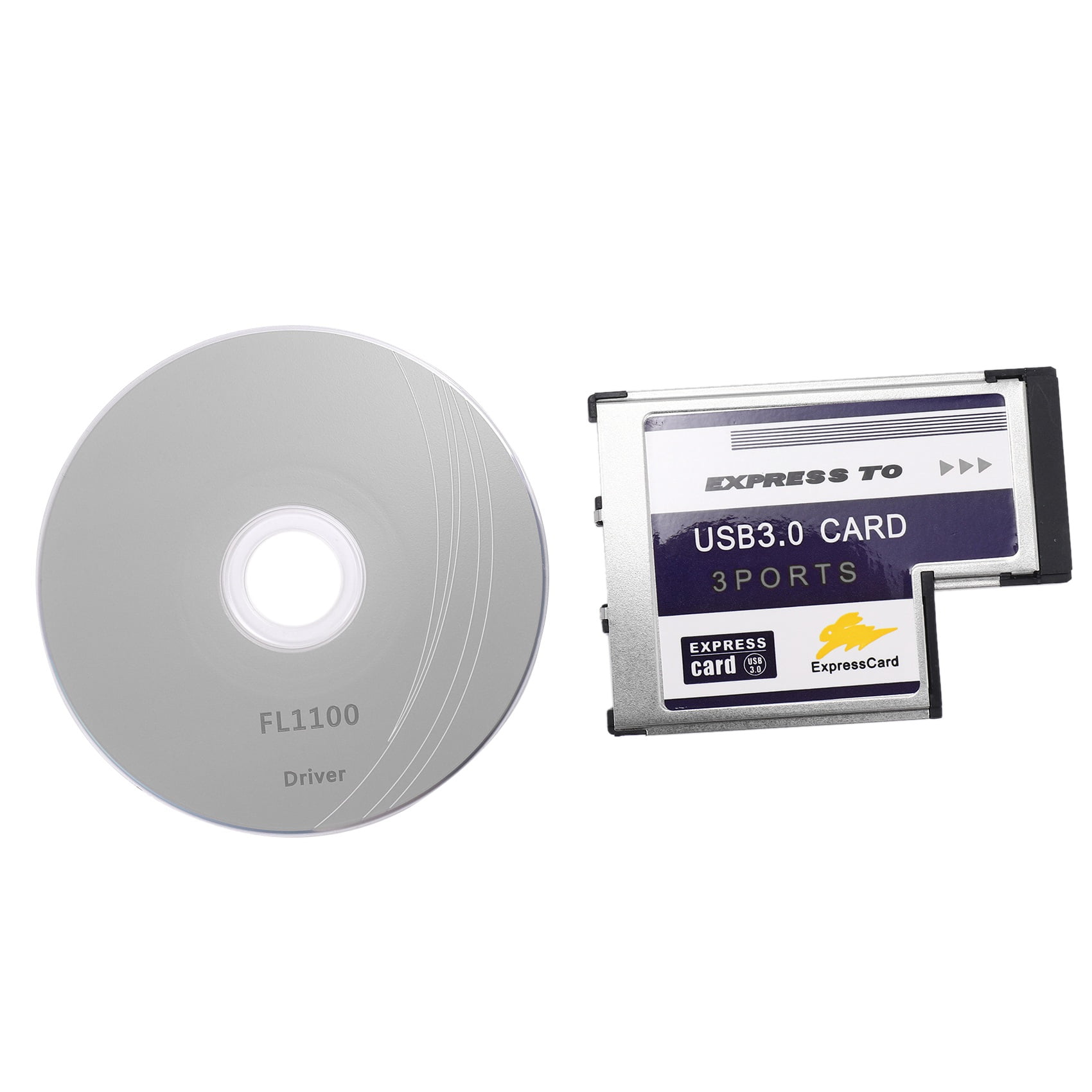 Increíble hazlo plano lamentar 3 Port USB 3.0 Express Card 54mm PCMCIA Express Card for Laptop NEW -  Walmart.com