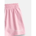 thumbnail image 3 of Wonder Nation Little Girls Crewneck Sweatshirt and Shorts Set, 2 Piece, Sizes 4-10, 3 of 3