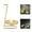 Golden, variant on Nieyigj Stainless Steel Vertical Soup Ladle Holder Spoon Rest, Silver Single Head Stand with 1 Plate, Kitchen Cookware Organizer (7.9 inches / 20 cm)