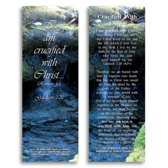 Crucified With Christ - Bible Cards - Pack of 25