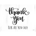 thumbnail image 3 of Imperfect Dust 24x19 Black Modern Framed Museum Art Print Titled - Thank You, 3 of 5
