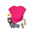 thumbnail image 2 of Playera Blusa De Familia Capybara Ropa Para Mujer Capibara Color Fucsia Talla Mediana Marca Emil SaEs, 2 of 4